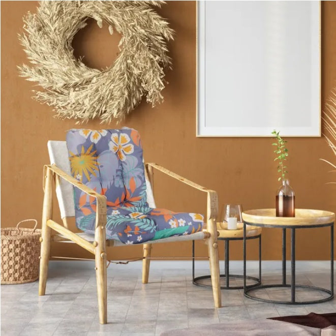 Waterproof Rocking Chair Cushion, Upper And Lower Backrests, And Seat Set