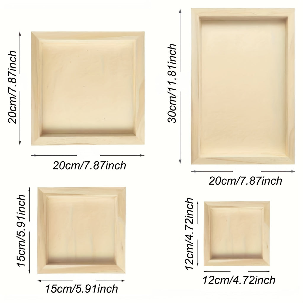 12-piece Set Of Art Boards In Four Sizes