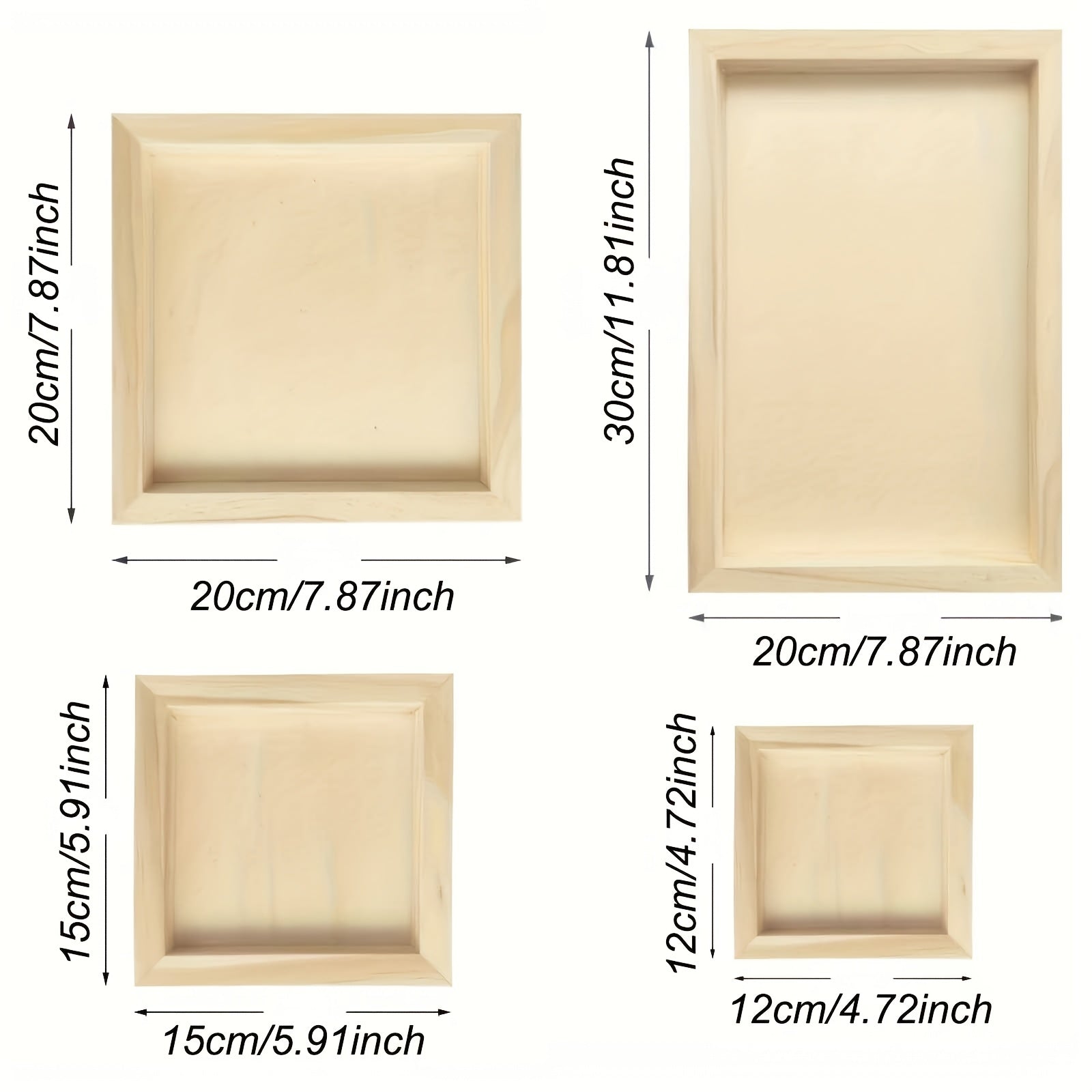 12-piece Set Of Art Boards In Four Sizes
