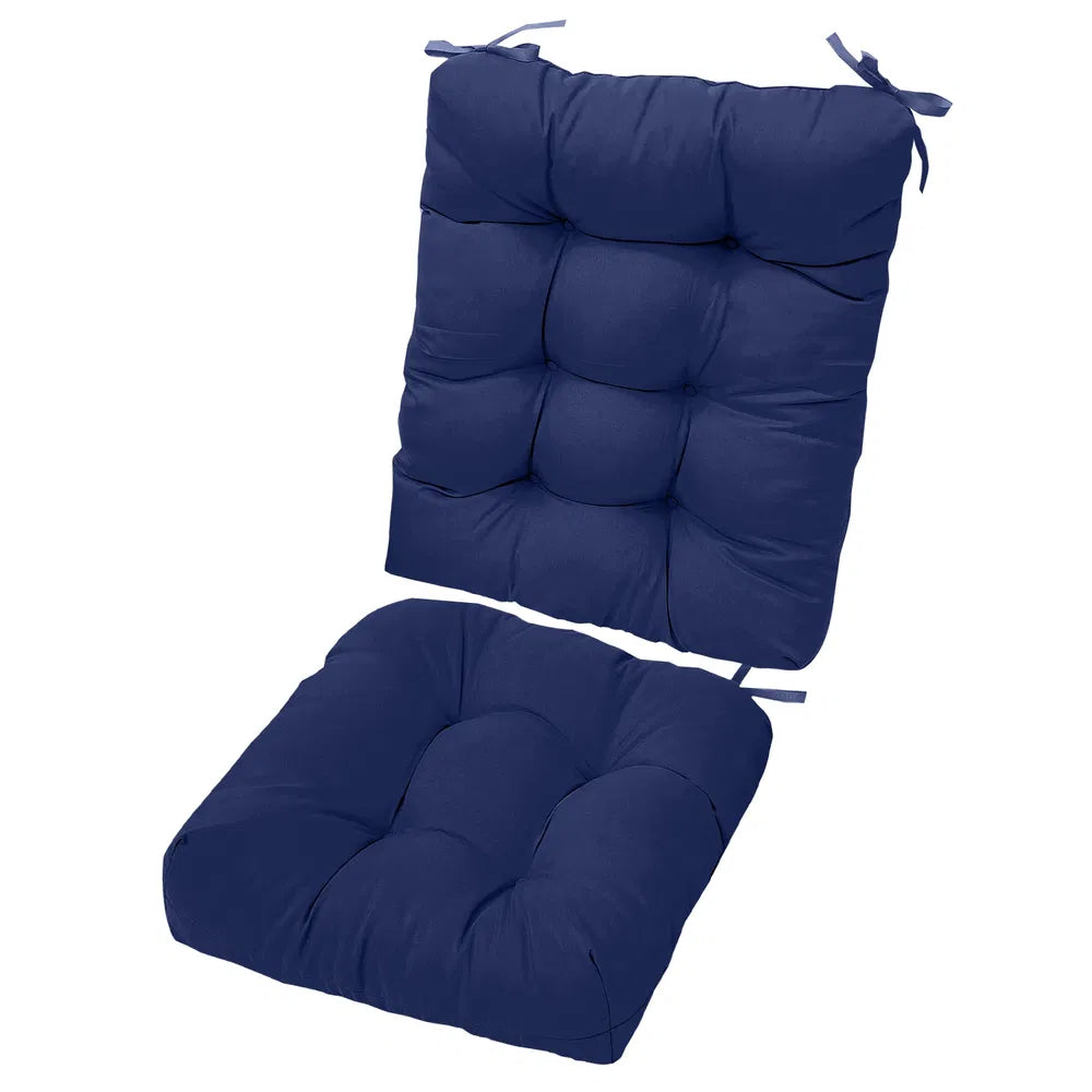 2Pcs/Set 1Pc Back Cushion And 1Pc Seat Cushion Rocking Chair Cushion Upper And Lower Back And Seat Sets