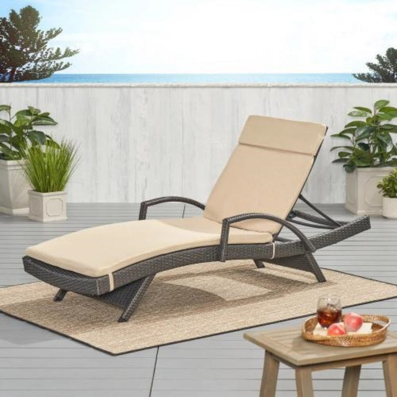 Two Salem Outdoor Lounge Chair Cushions, Lounge Chair Not Included.