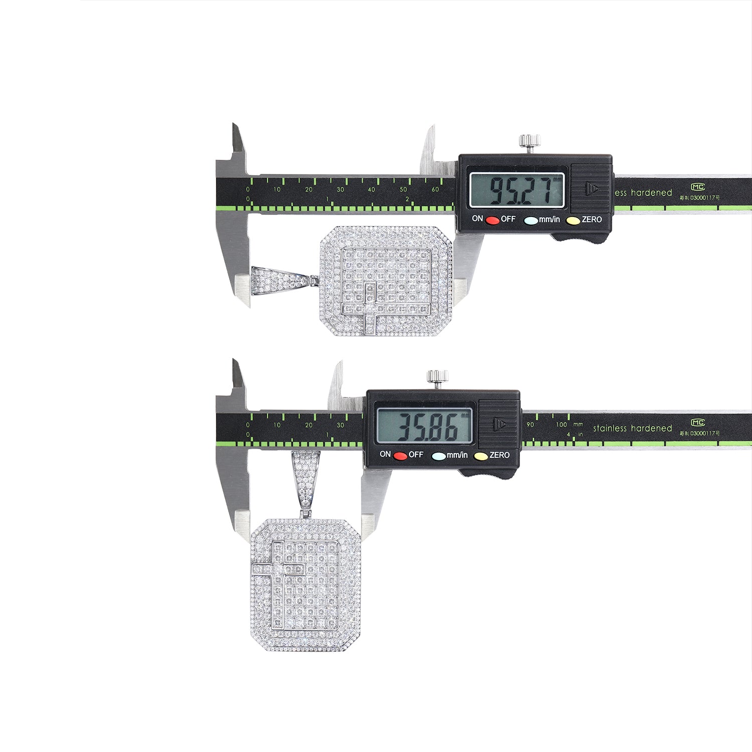 The Light Of Belief - A Fashionable And Trendy Necklace Pendant Set With Top-quality Moissanite S925 And Silver Plated With Platinum Can Be Tested With A Diamond Pen