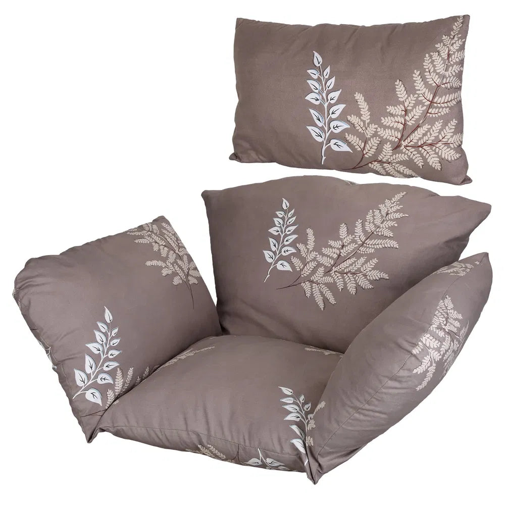 Egg Chair Cushion Hanging Basket Seat Cushion Thicken Soft Egg Swing Chair Pad Hanging Egg Chair Cushion With Headrest