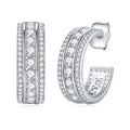 Flying All Over The Sky - Earrings Set With Top-quality Moissanite S925 Silver And Platinum-plated Stud Earrings Are Fashionable And Trendy Accessories That Can Be Tested With A Diamond Pen