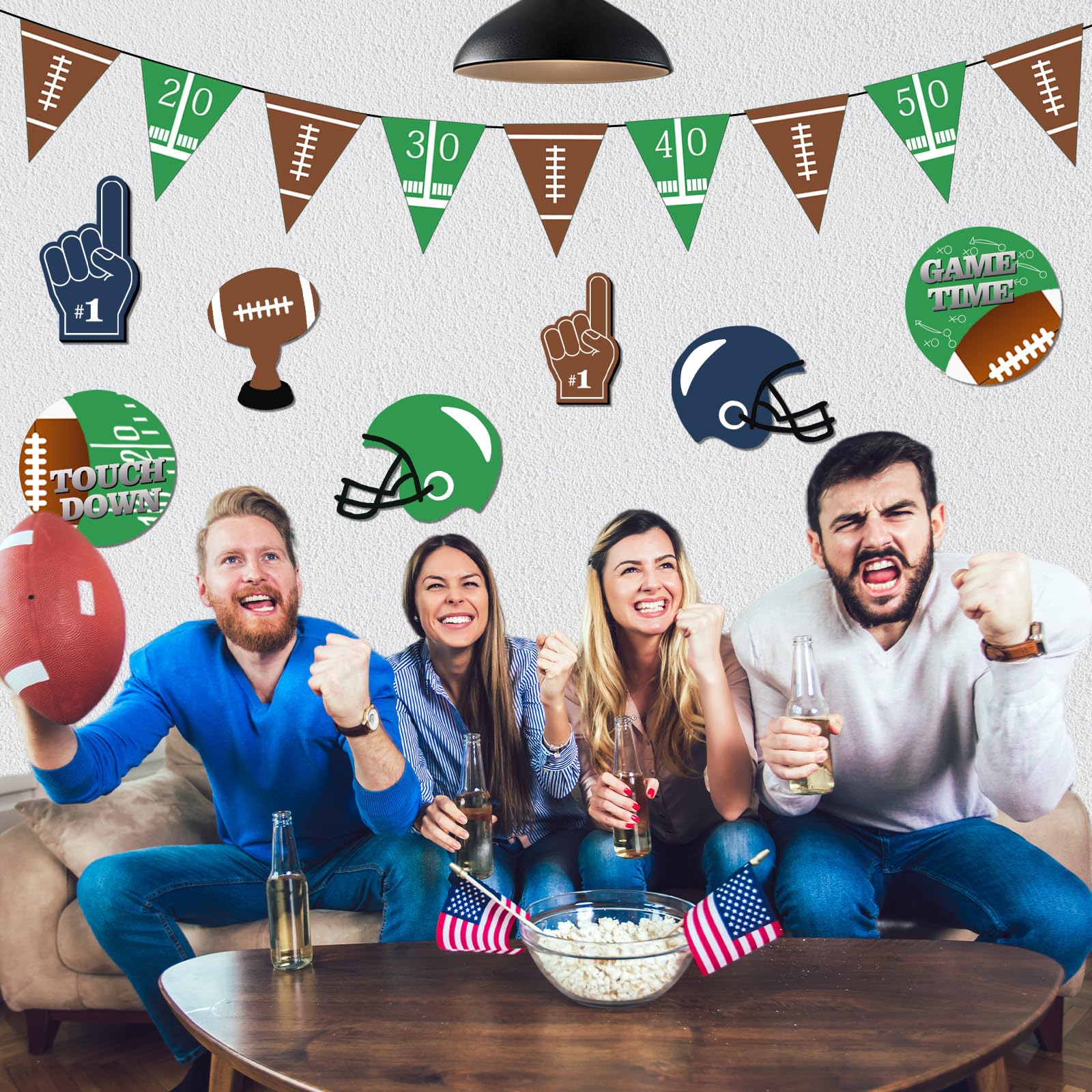 JULBEAR 30 Sheets Colored Cardstock, 5 Football Colors 180gsm 8.5 X 11 Inches Colorful Pastel Printer Construction Paper For Kids Scrapbook School Office Printing DIY Craft, Card Making