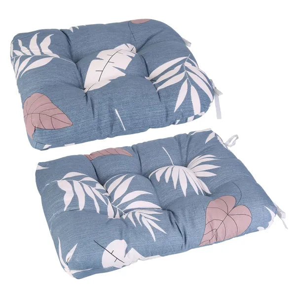 2Pcs/Set 1Pc Back Cushion And 1Pc Seat Cushion Rocking Chair Cushion Upper And Lower Back And Seat Sets