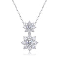 Sunshine Flower Language - A Fashionable And Trendy Necklace Pendant Set With Top-quality Moissanite S925 Silver And Platinum Plating Can Be Tested With A Diamond Pen