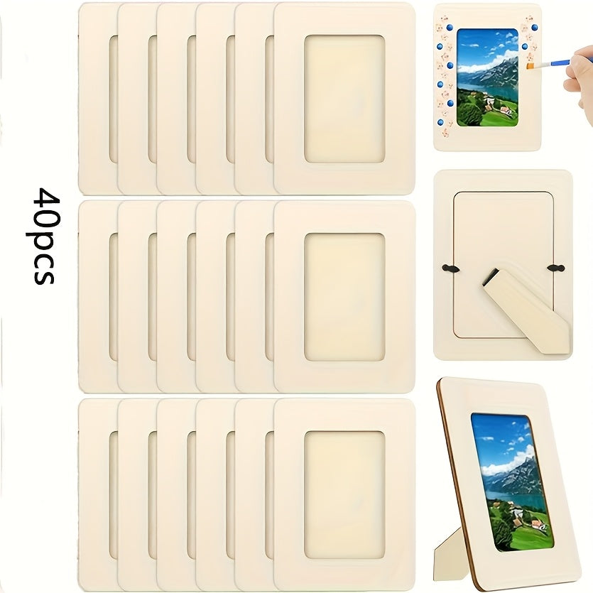 40 Straight-edged Photo Frames