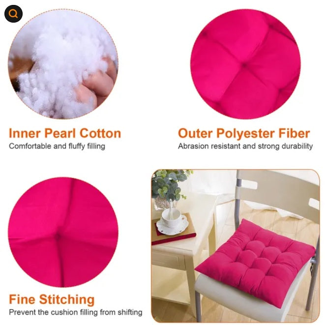 4 Square Seat Cushions For Chairs